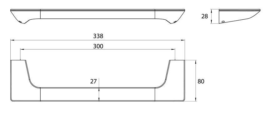 Полотенцедержатель Emco Art 1670 001 30