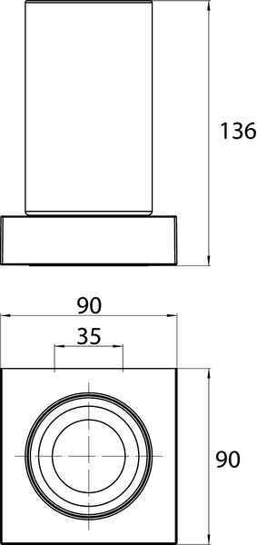 Стакан для зубных щеток Emco Liaison 1820 001 01