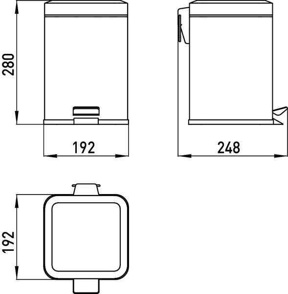 Ведро для мусора Emco System 2 3553 000 05