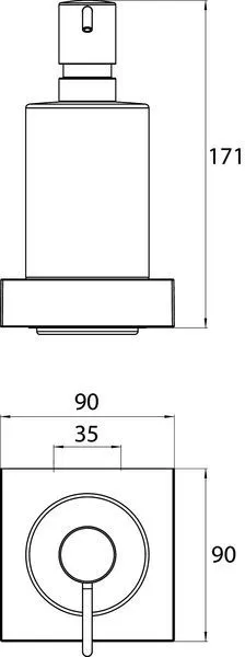 Дозатор для жидкого мыла Emco Liaison