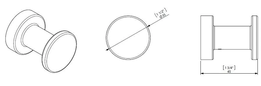 Крючок Creabath Architecture 192557