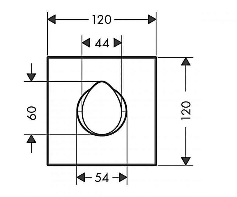Запірний вентиль Axor Starck 12771000