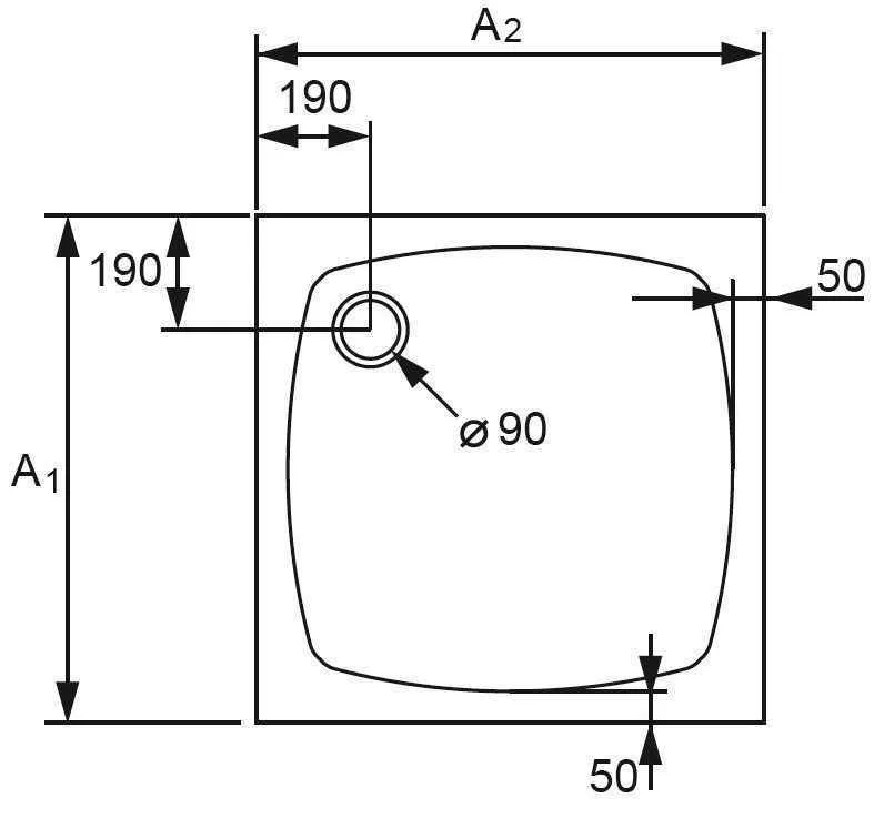Піддон Huppe Streamline 250102.055