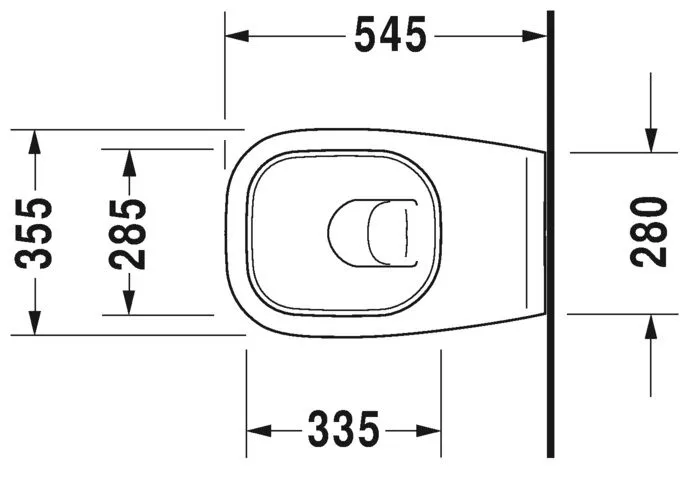 Унитаз подвесной Duravit D-Code (с крышкой) 45351900A1
