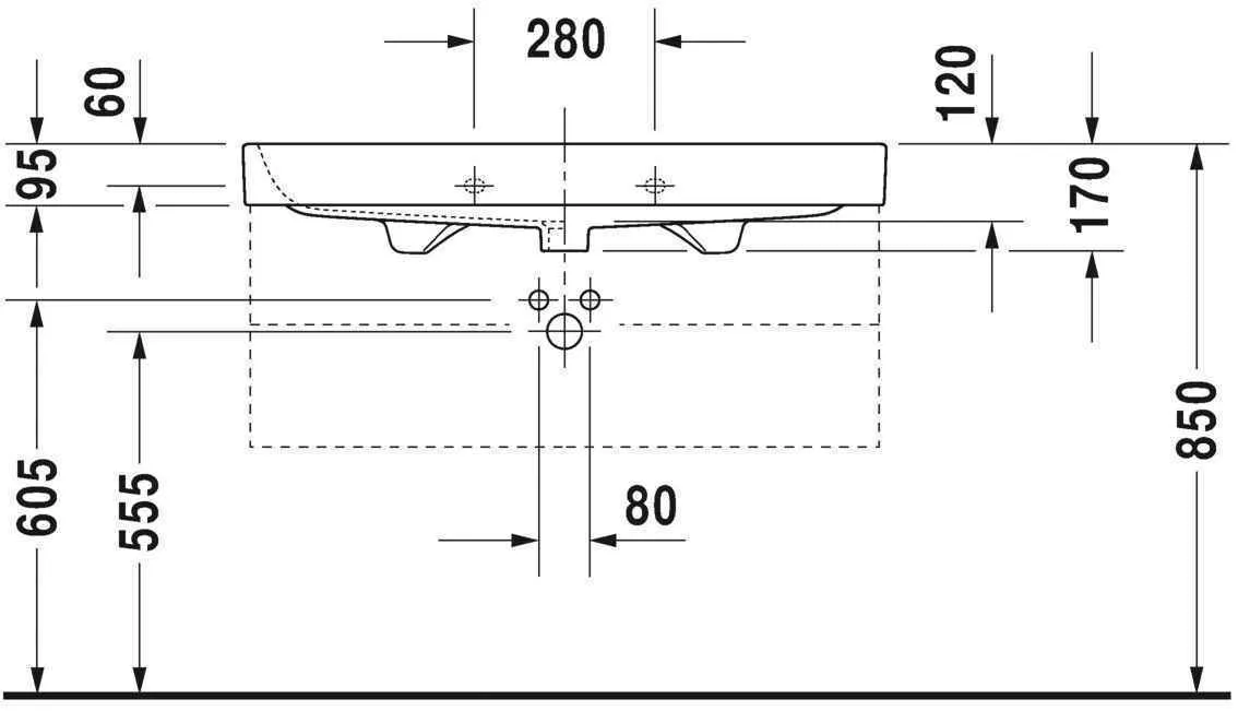 Умивальник Duravit Happy D.2 2318100000