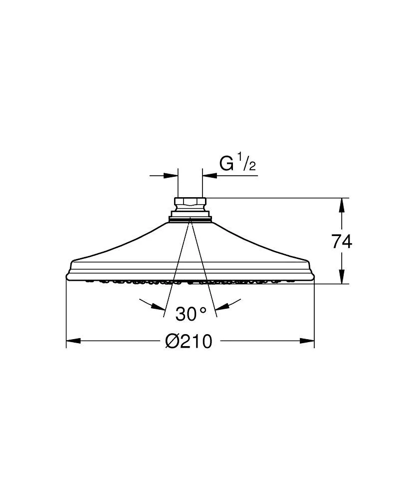 Верхний душ Grohe Rustic 28369000
