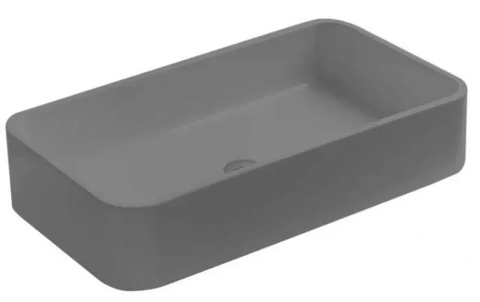 Cosa Раковина на столешницу 80*45 см, серый матовый 8631009