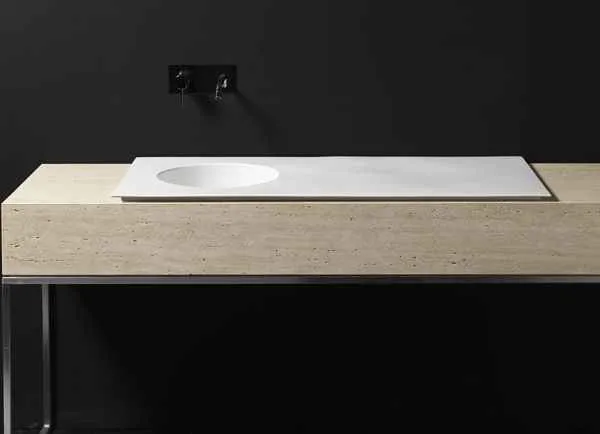 Skyland Раковина прямокутна з крилом, вбудована в стільницю 120,5 x 48,5 см