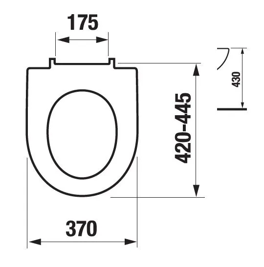 Крышка сиденье Jika Lyra Plus H8903850000631