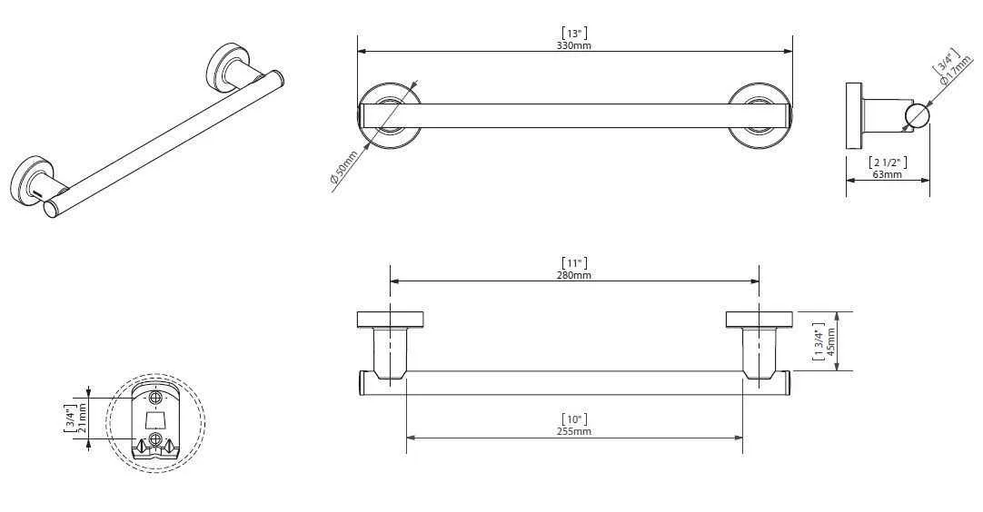 Тримач рушника Creabath Architecture 169443
