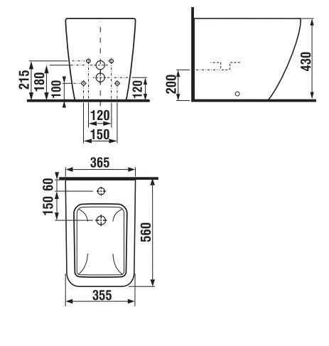Біде підлогове Jika Pure