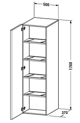 Пенал Duravit Delos