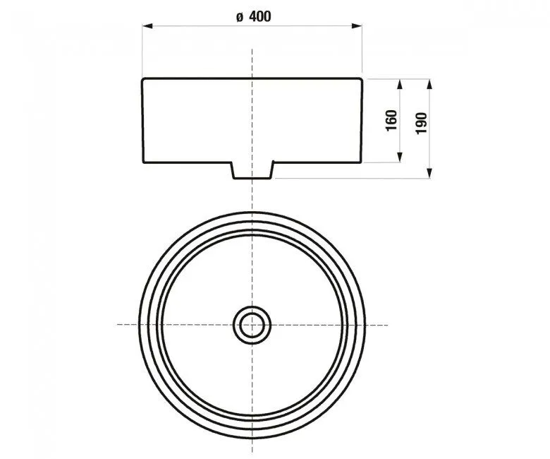 Умывальник на столешницу Jika Cubito H8184200001121
