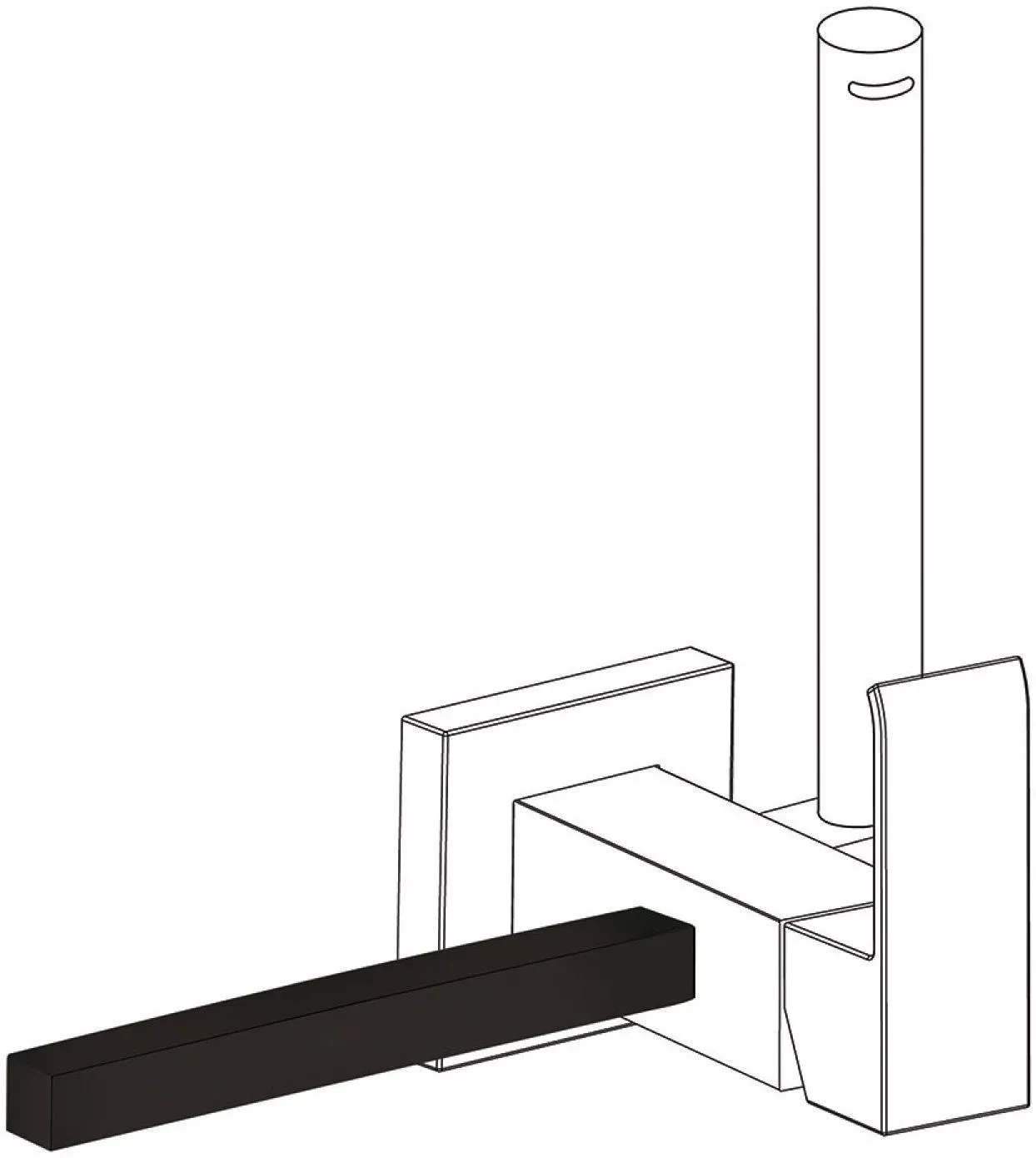 Рушникотримач Cuadro Tres 03412402NM
