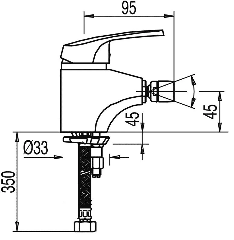 Смесители для биде Eco - Tres 17012002