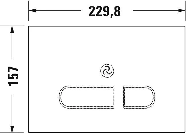 Клавиши смыва воды A2 Duravit