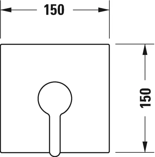 Змішувач для душа C.1 Duravit C14210009010
