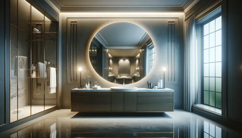 Зеркало в ванную – когда стиль и функция едины