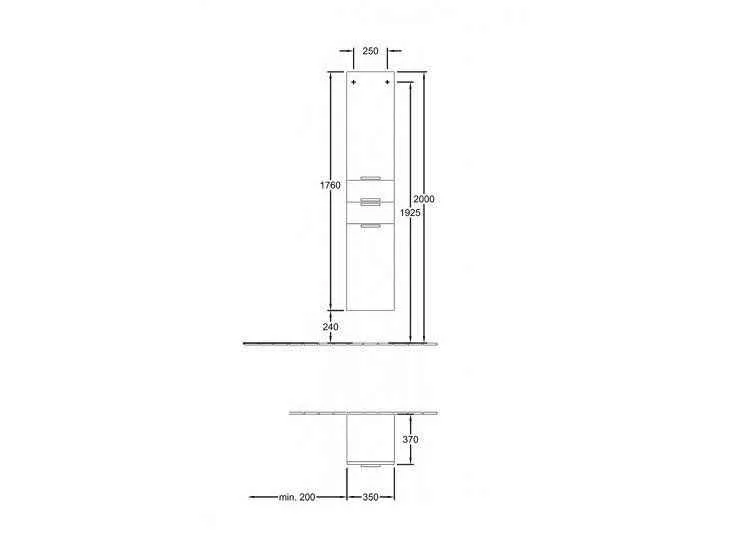 Пенал Sentique Villeroy & Boch