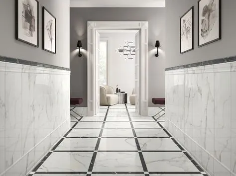 Плитка напольная 59,5х59,5 MarmoChic Essential White Pol ( Villeroy&Boch)