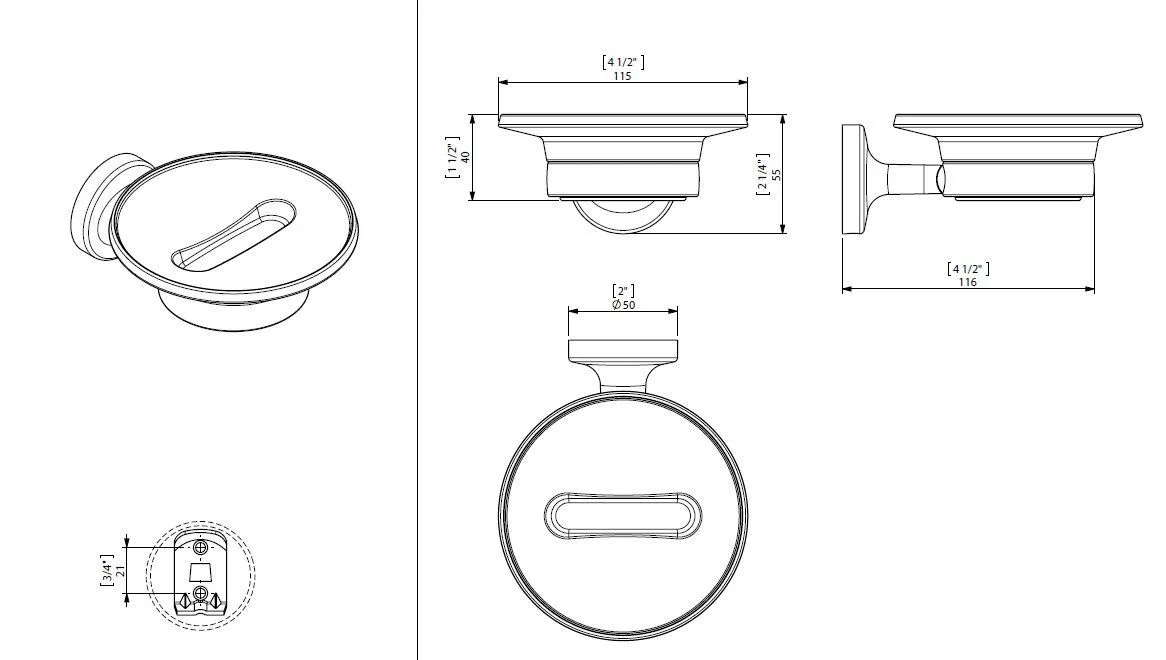 Мыльница Creabath Infinity 192779