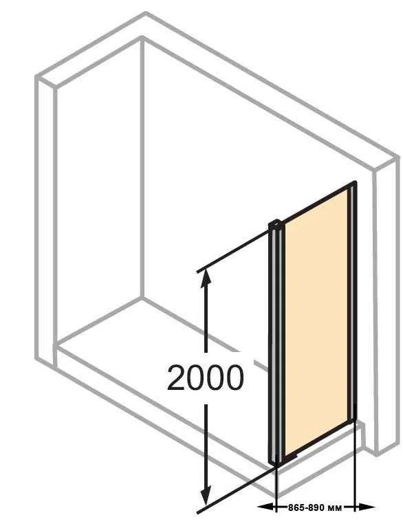 Бокова стінка Huppe Black Classics 2 C25404.123.321