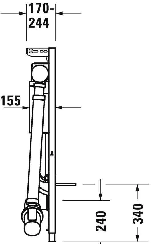 Інсталяція для унітазу Duravit WD1002000000
