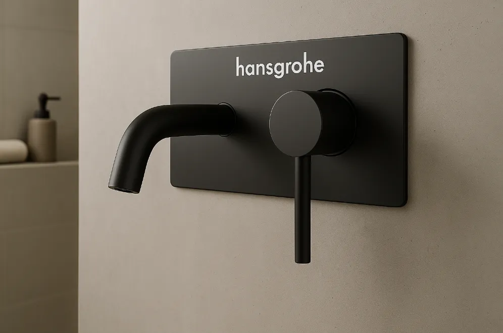 Настінна установка змішувачів Hansgrohe: переваги, недоліки, особливості монтажу