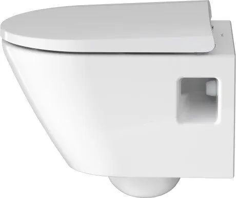 Унитаз подвесной Duravit D-Neo (Rimless, компакт и крышкой) 45870900A1