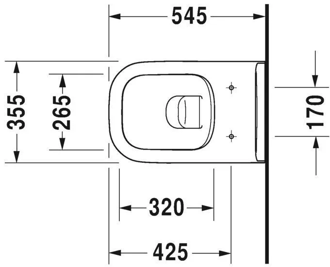 Унитаз подвесной Duravit D-Code (без ободка) 25700900002