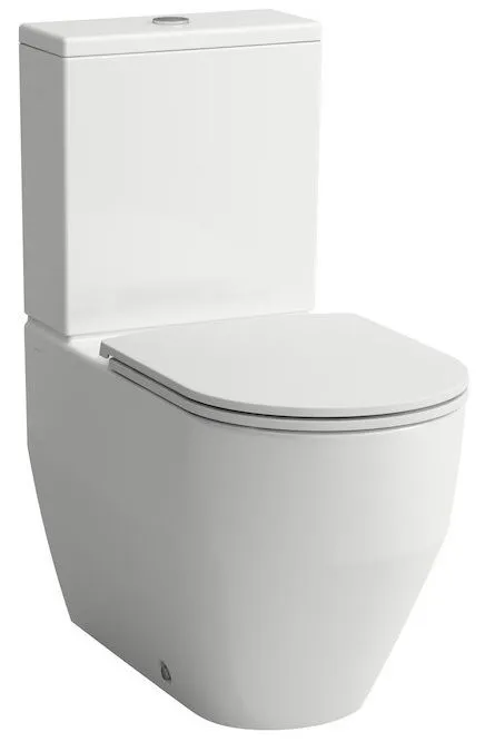 Pro Унітаз підлоговий 650*375*835 мм, безобідковий, з бачком, з сидінням Soft-Close Slim