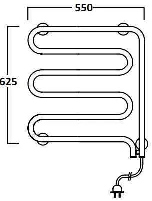 Рушникосушка Instal Projekt Spina Electro