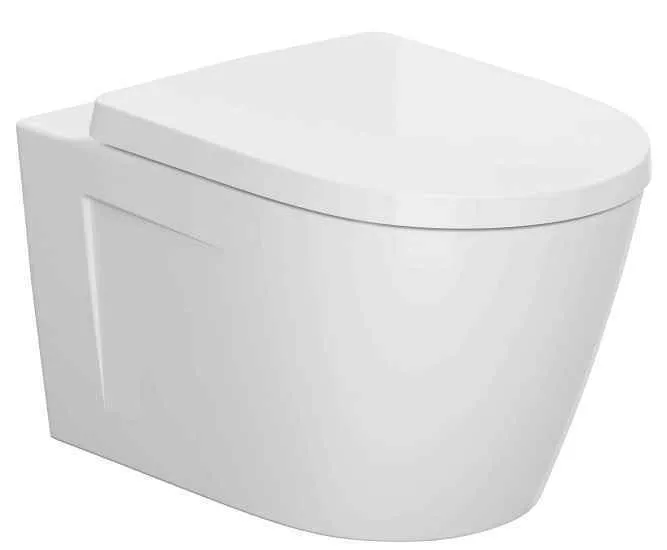 Cubito Унітаз підвісний,безобідковий, воронкоподібний, з сидінням SoftСlose