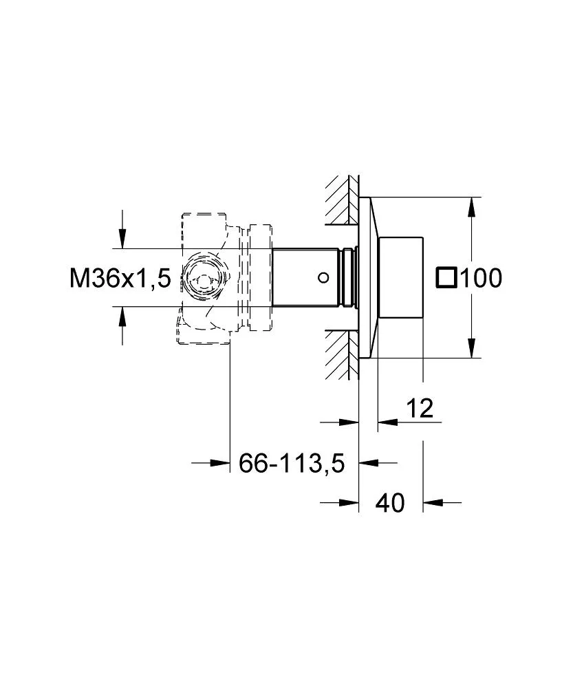 Переключатель Grohe Allure Brilliant