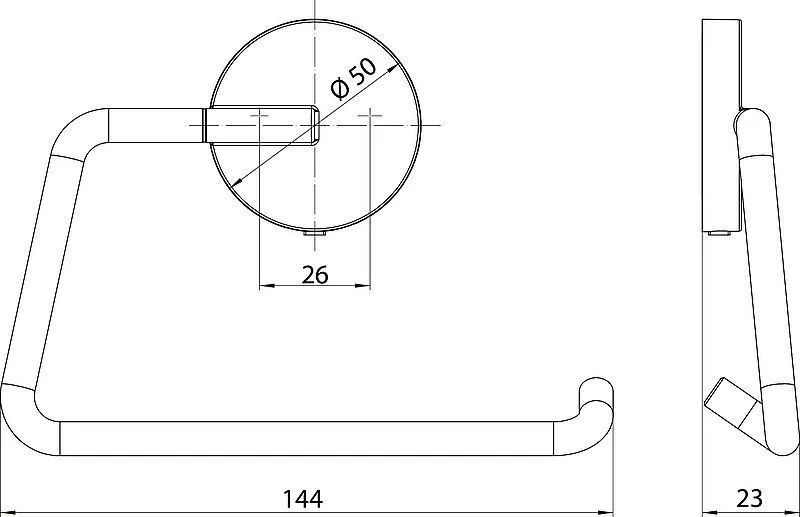 Бумагодержатель Emco Round 4300 001 00