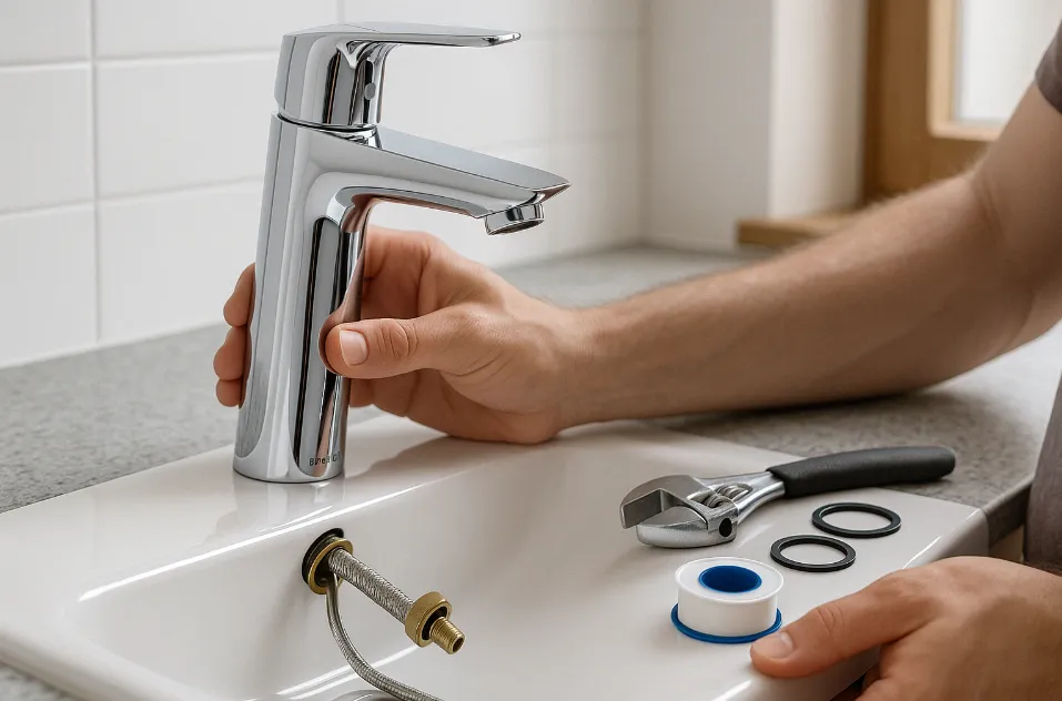 Як встановити змішувач Hansgrohe — покрокова інструкція