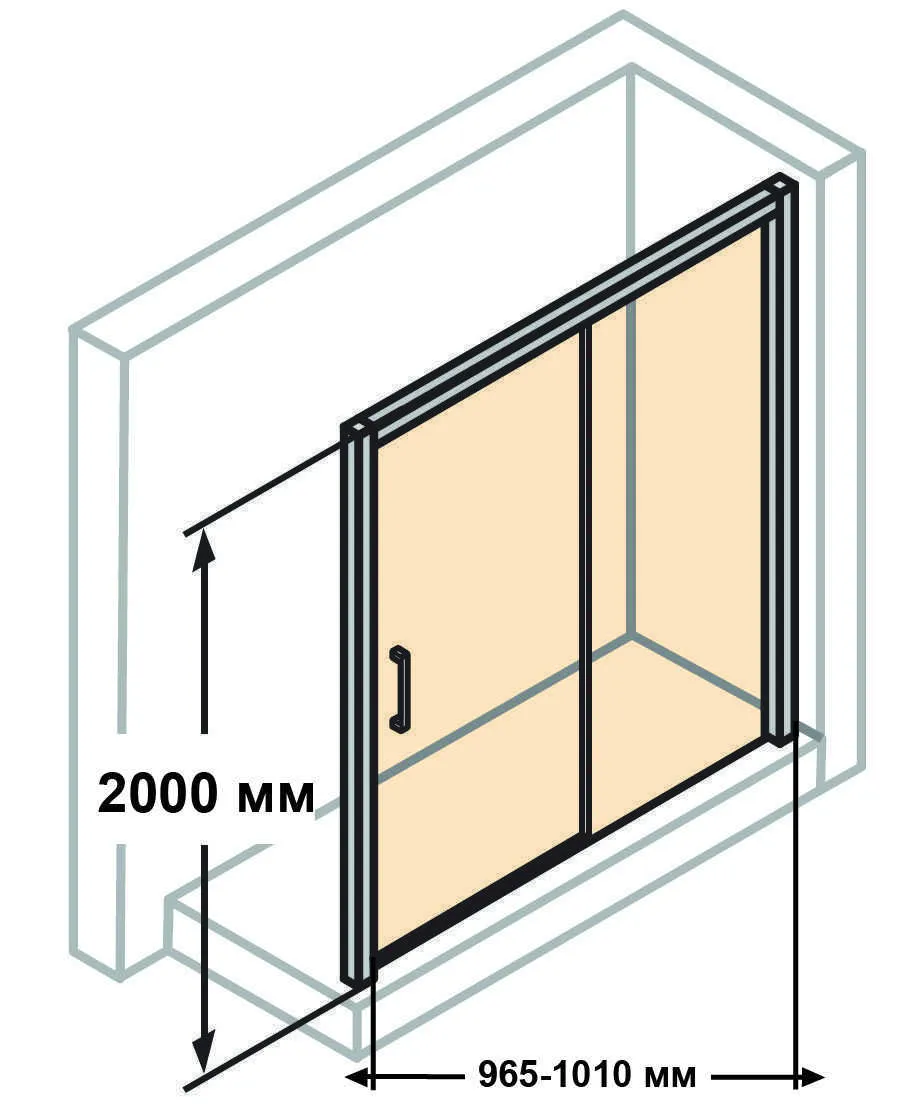 Розсувна душова двері Huppe Classics 2 C25601.123.321