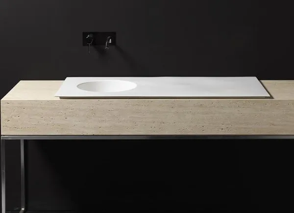 Skyland Раковина прямоугольная с крылом, встроенная в столешницу 120,5 x 48,5 см. 3213901