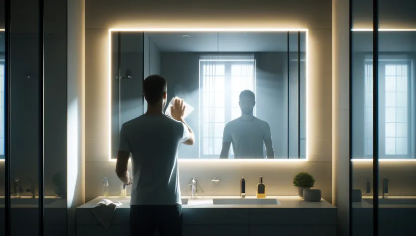 Зеркало с подсветкой – как сохранить первозданный вид