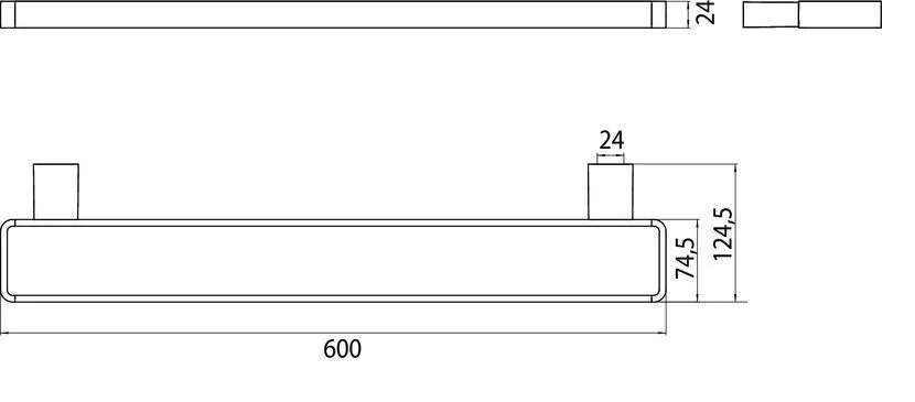 Рейлинг Emco Loft 0566 001 60