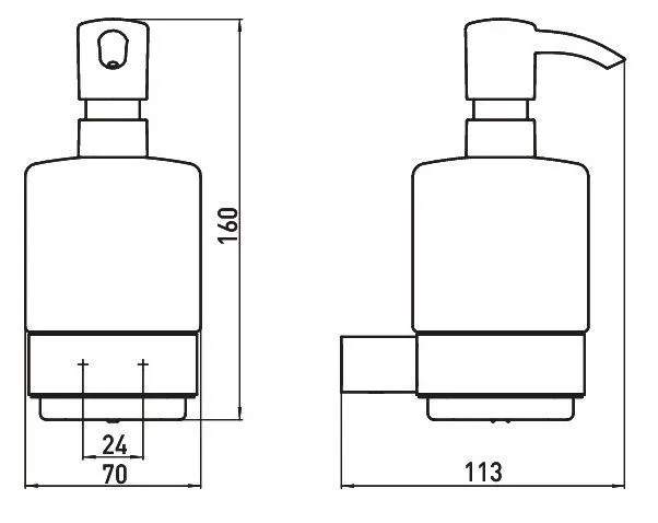 Дозатор жидкого мыла Emco Loft 0521 016 00
