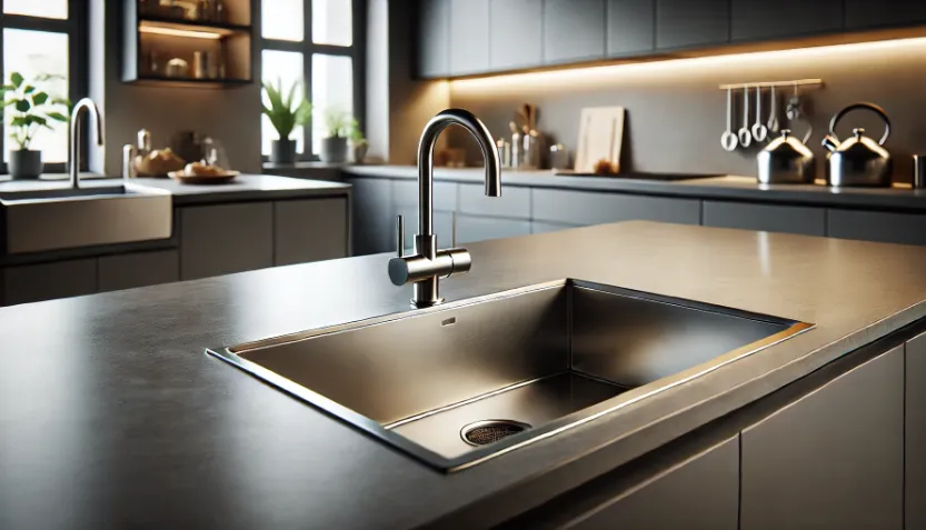 Идеальная кухонная раковина – материалы и формы