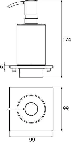 Дозатор Emco Liaison 1821 001 05