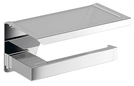 Тримач паперу з поличкою Creabath Kubo