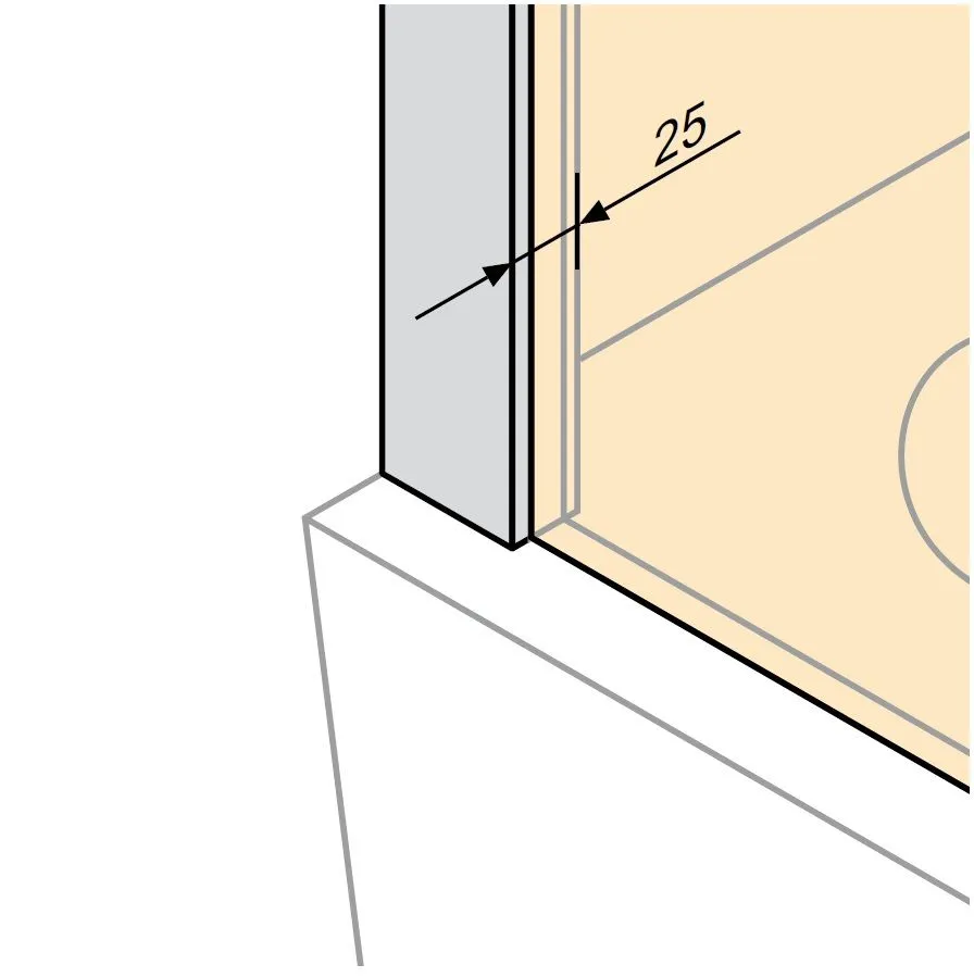 Шторка для ванны Huppe Design Pure