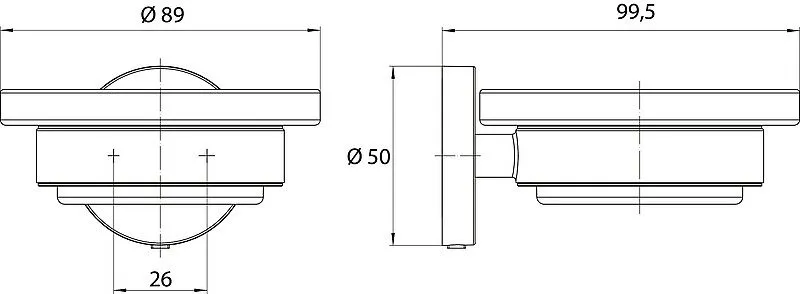 Мыльница Emco Round 4330 001 00