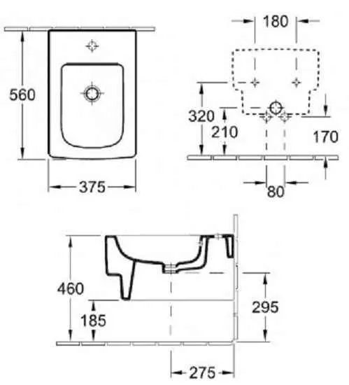 Біде підвісне Villeroy & Boch Memento