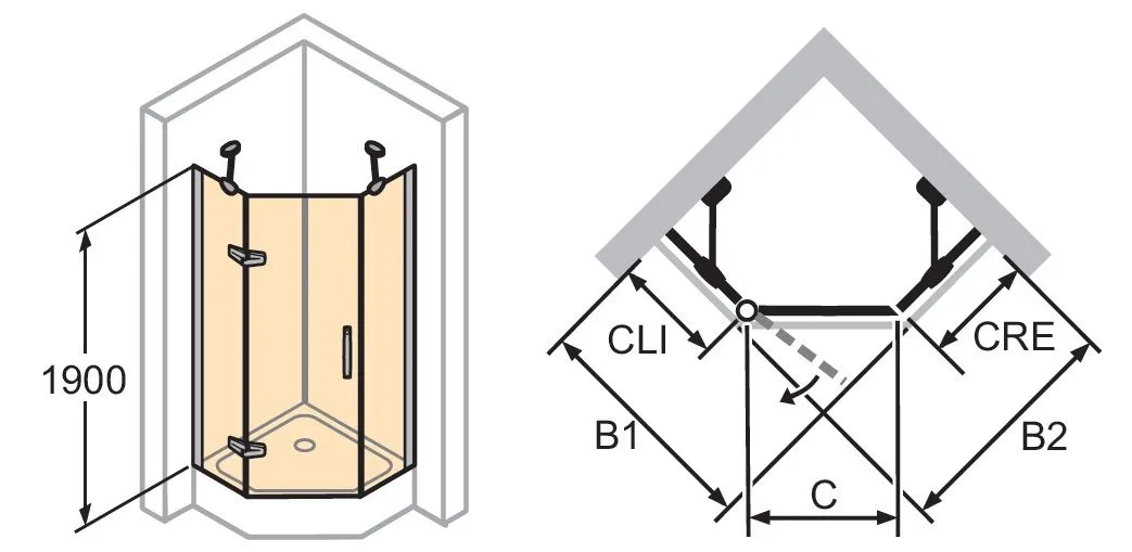 Душевая кабина  Aura Elegance 400902.092.316