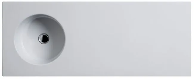 Skyland Раковина прямокутна з крилом, вбудована в стільницю 120,5 x 48,5 см