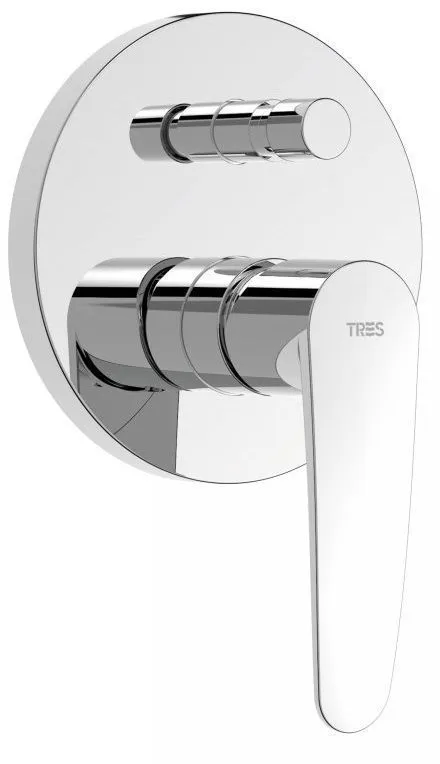 Змішувач для душа і ванни Tres Flat